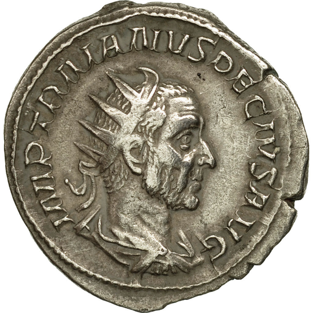 Coin, Trajan Decius, Antoninianus, 249, Rome, EF(40-45), Billon, RIC:8