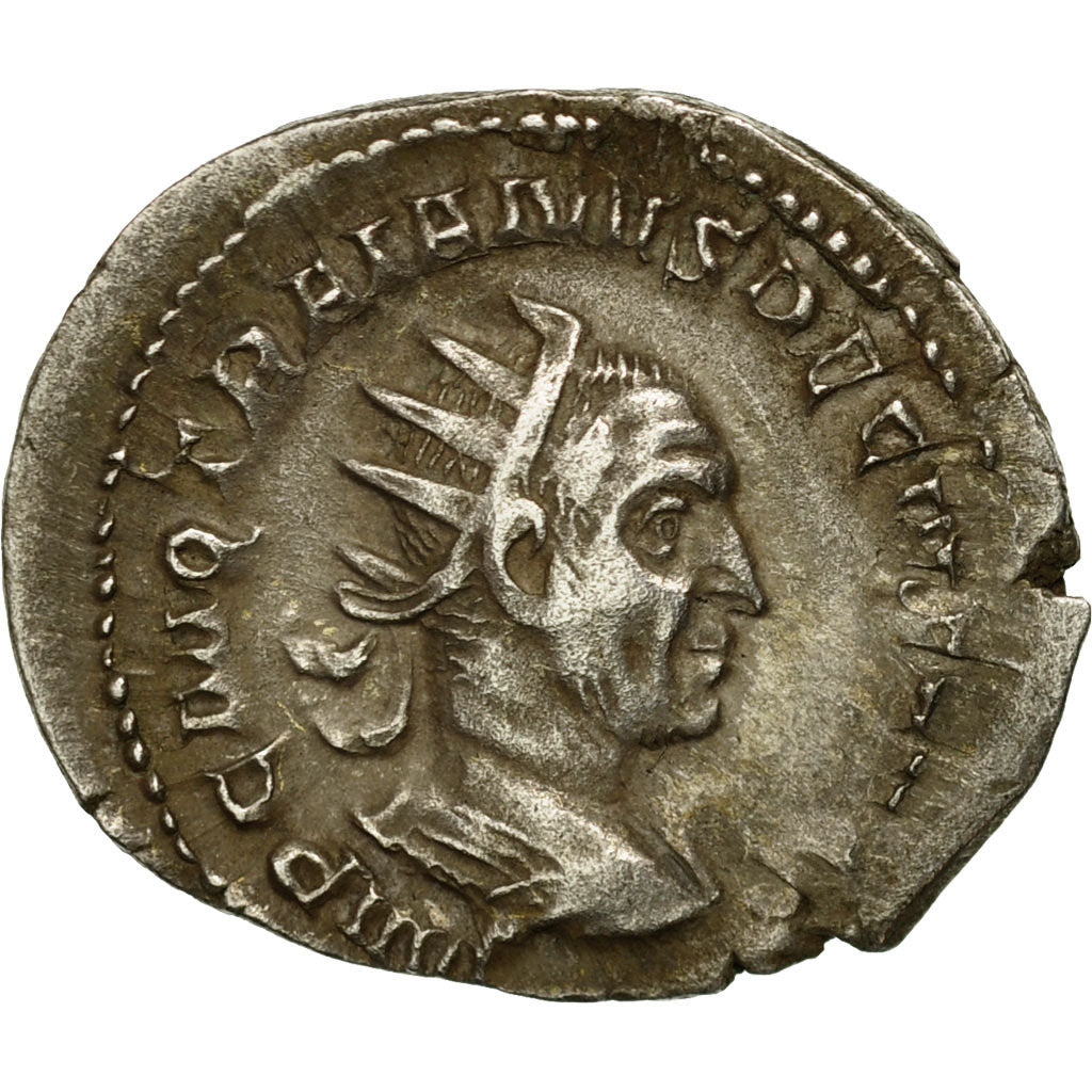 Coin, Trajan Decius, Antoninianus, 249-251, Rome, AU(50-53), Billon, RIC:12b