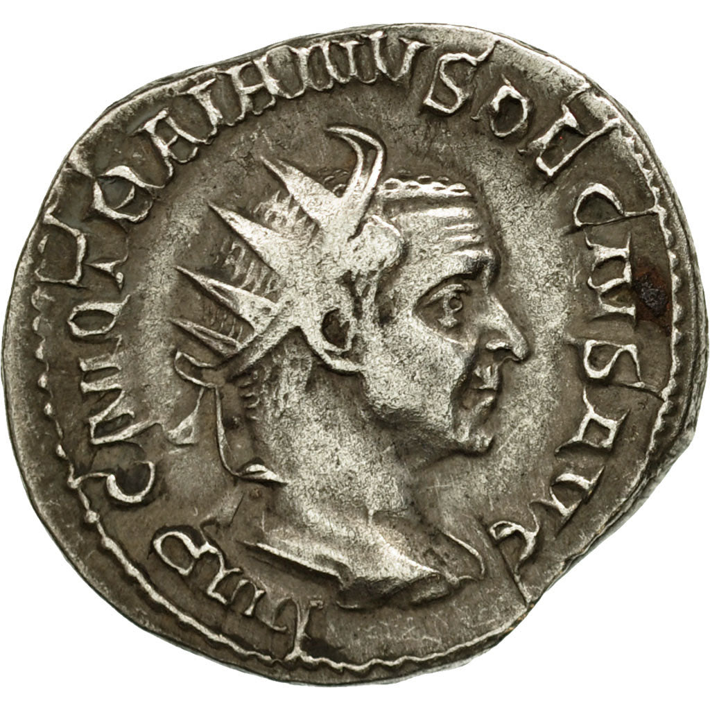 Coin, Trajan Decius, Antoninianus, 249-251, Rome, Hybrid issue, EF(40-45)