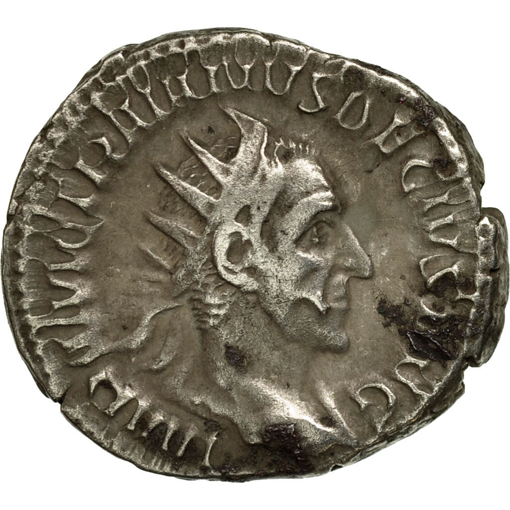 Coin, Trajan Decius, Antoninianus, 249-251, Rome, EF(40-45), Billon, RIC:28b