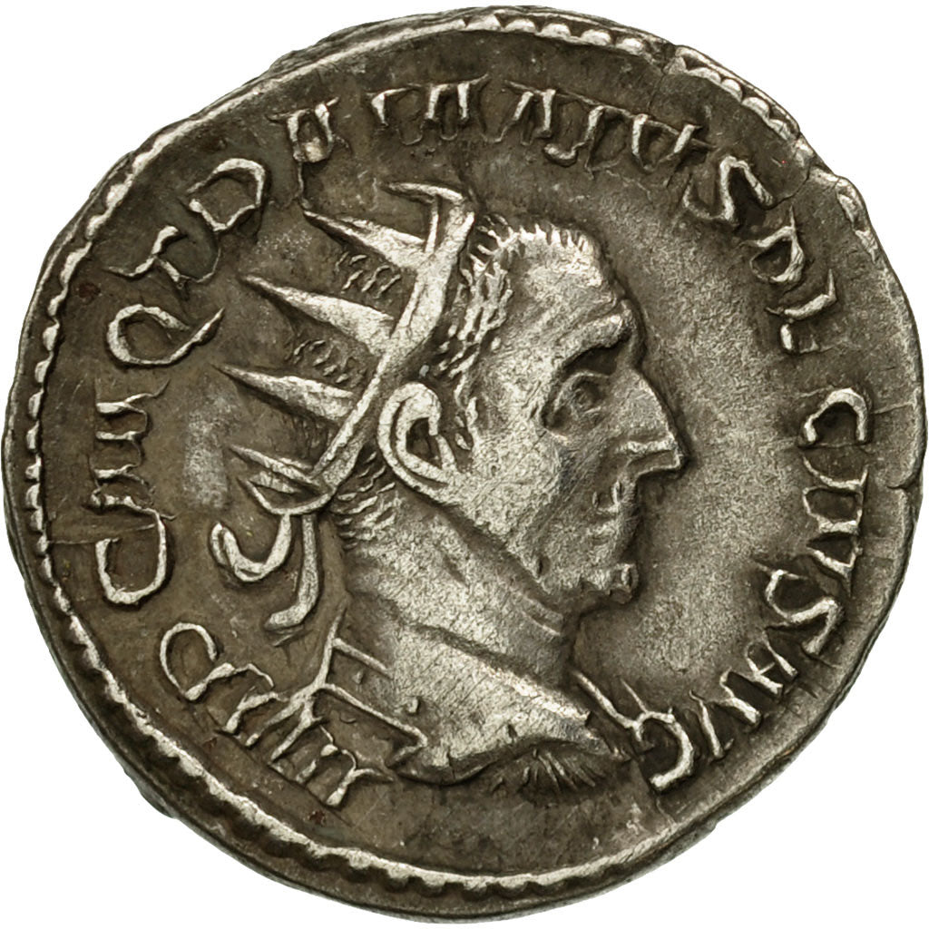 Coin, Trajan Decius, Antoninianus, 249-251, Rome, EF(40-45), Billon, RIC:17b