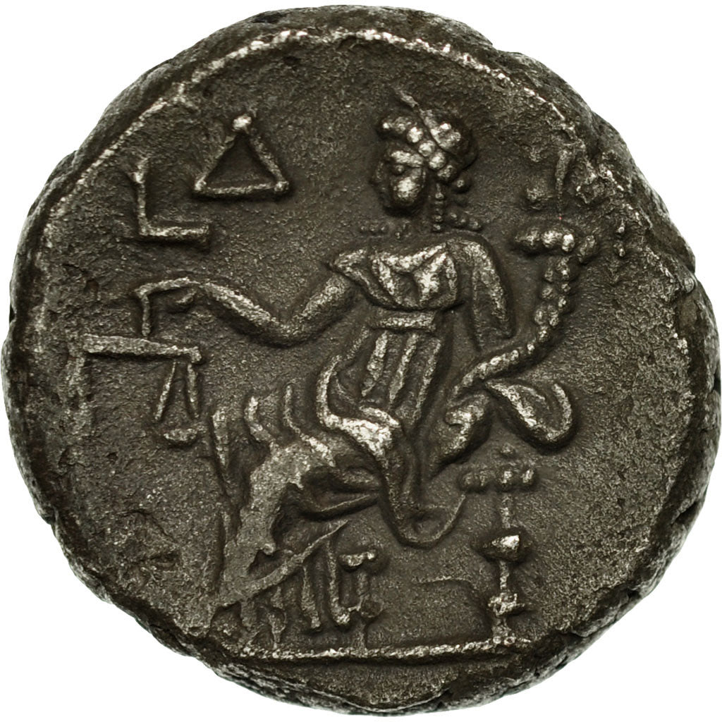 Moneda, Antoninus Pius, Tetradrachm, 140-141, Alexandria, MBC, Vellón