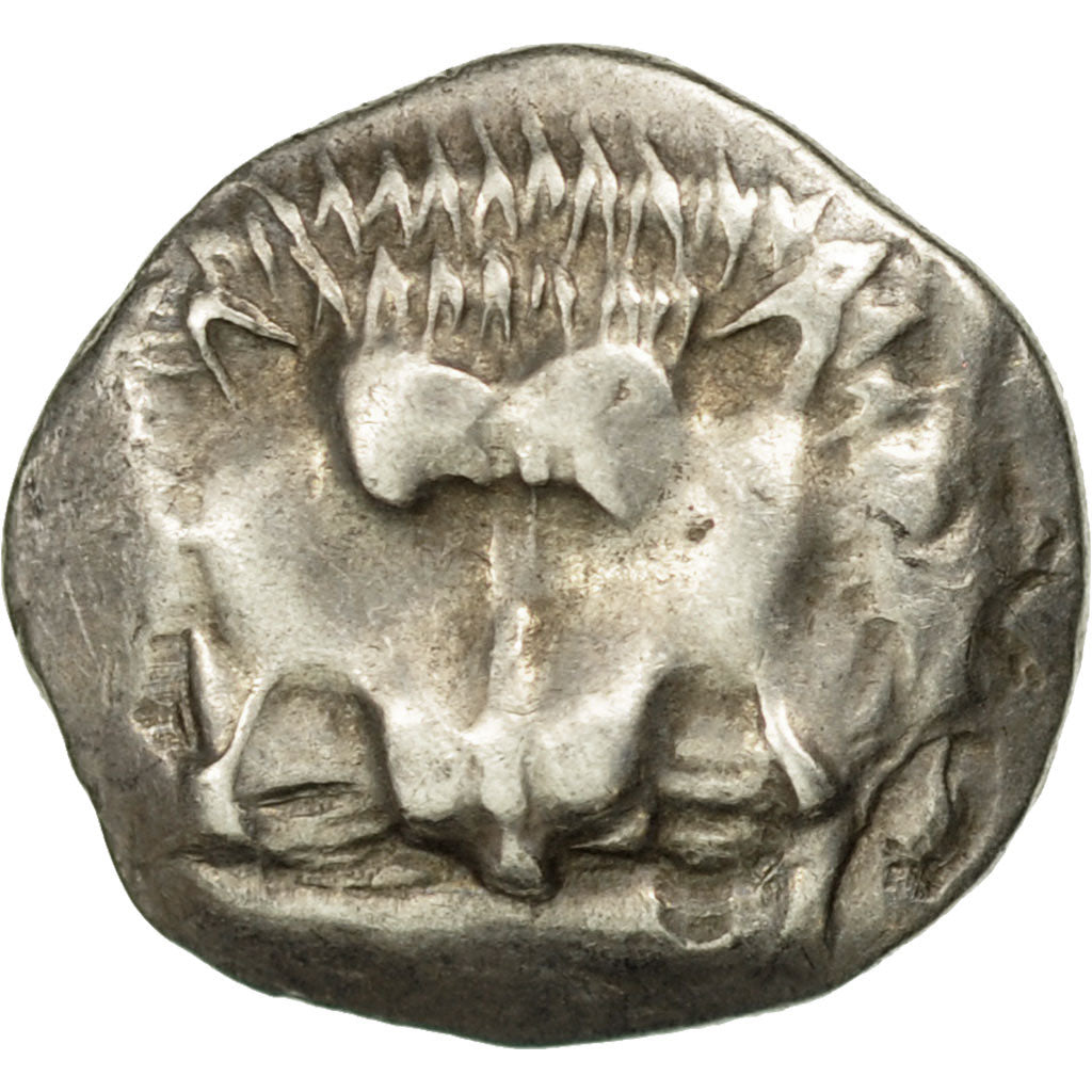 Coin, Lycia, Aruwatijesi, 1/12 Stater or Obol, Zagaba, Rare, AU(50-53), Silver