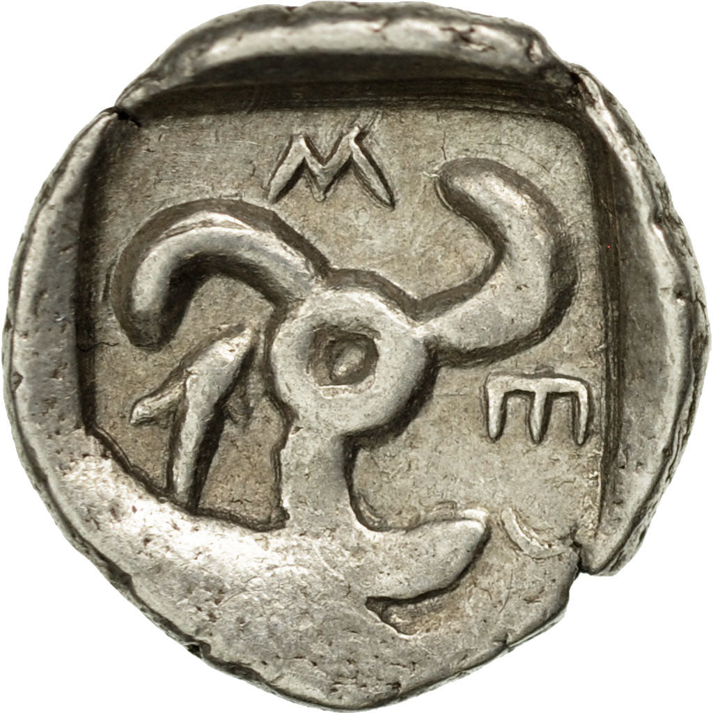 Coin, Lycia, Mithrapata, 1/6 Stater or Diobol, Phellos, VF(30-35), Silver