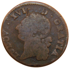 FRANCE, Sol de Béarn, Sol à l'Ecu, 1788, Pau, F(12-15), Copper, Gadoury #350a, 9