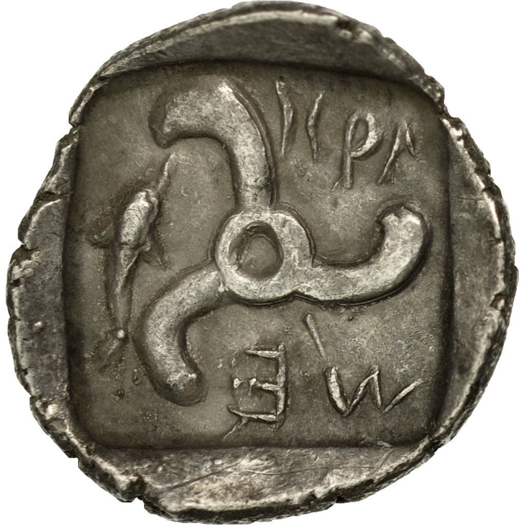 Coin, Lycia, Mithrapata, 1/6 Stater or Diobol, Phellos, EF(40-45), Silver, SNG