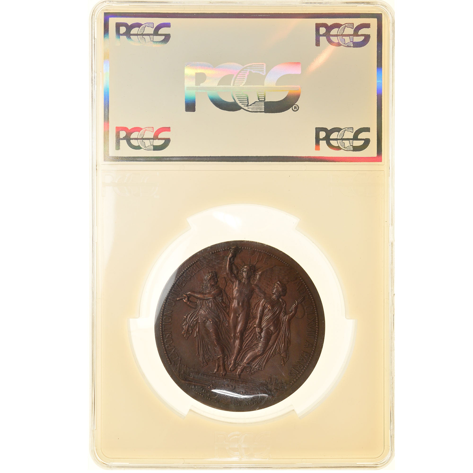 France, Medal, Napoléon III, Exposition Universelle de Paris, 1867, Chaplain
