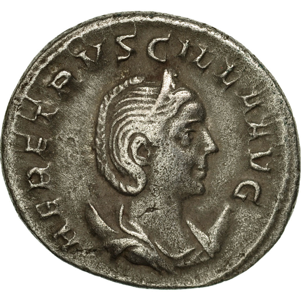 Coin, Herennia Etruscilla, Antoninianus, 250, Rome, EF(40-45), Billon, RIC:59b