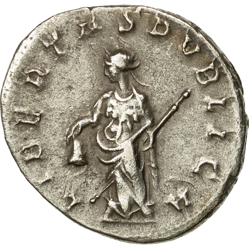 Coin, Trebonianus Gallus, Antoninianus, 251-253, Milan, EF(40-45), Billon
