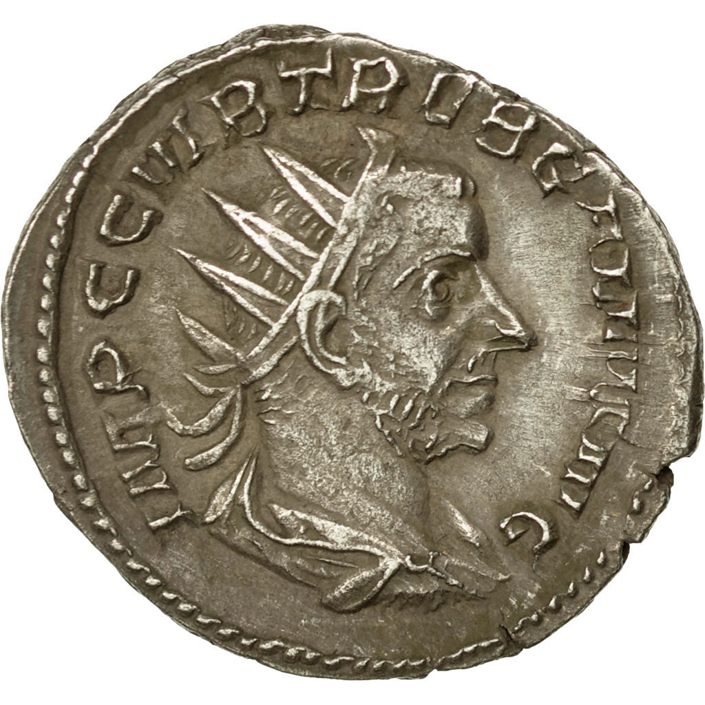 Coin, Trebonianus Gallus, Antoninianus, 251-253, Milan, EF(40-45), Billon
