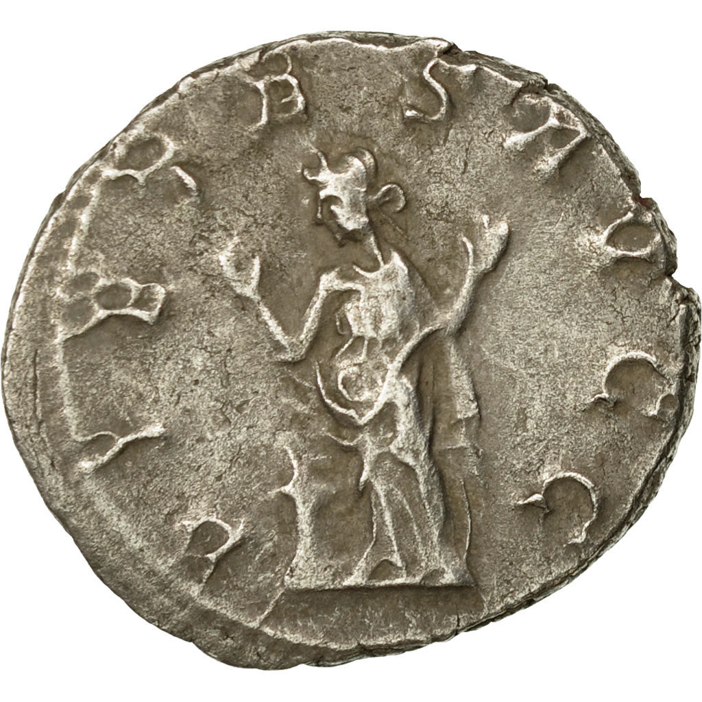Coin, Trebonianus Gallus, Antoninianus, 251-253, Milan, EF(40-45), Billon