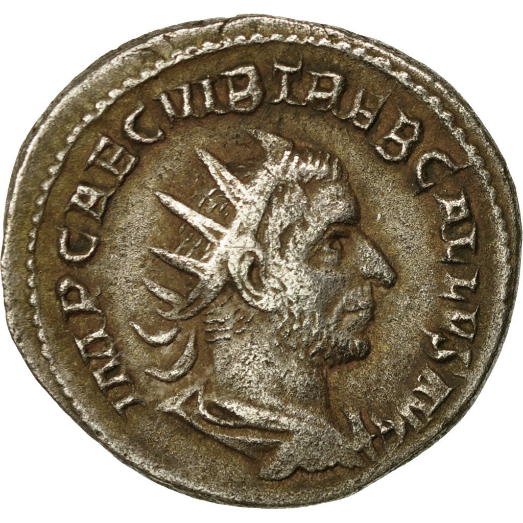 Moneta, Trebonianus Gallus, Antoninianus, 251-253, Rome, BB, Biglione, RIC:41