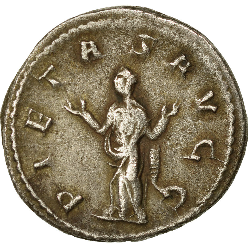 Moneta, Trebonianus Gallus, Antoninianus, 251-253, Rome, BB, Biglione, RIC:41