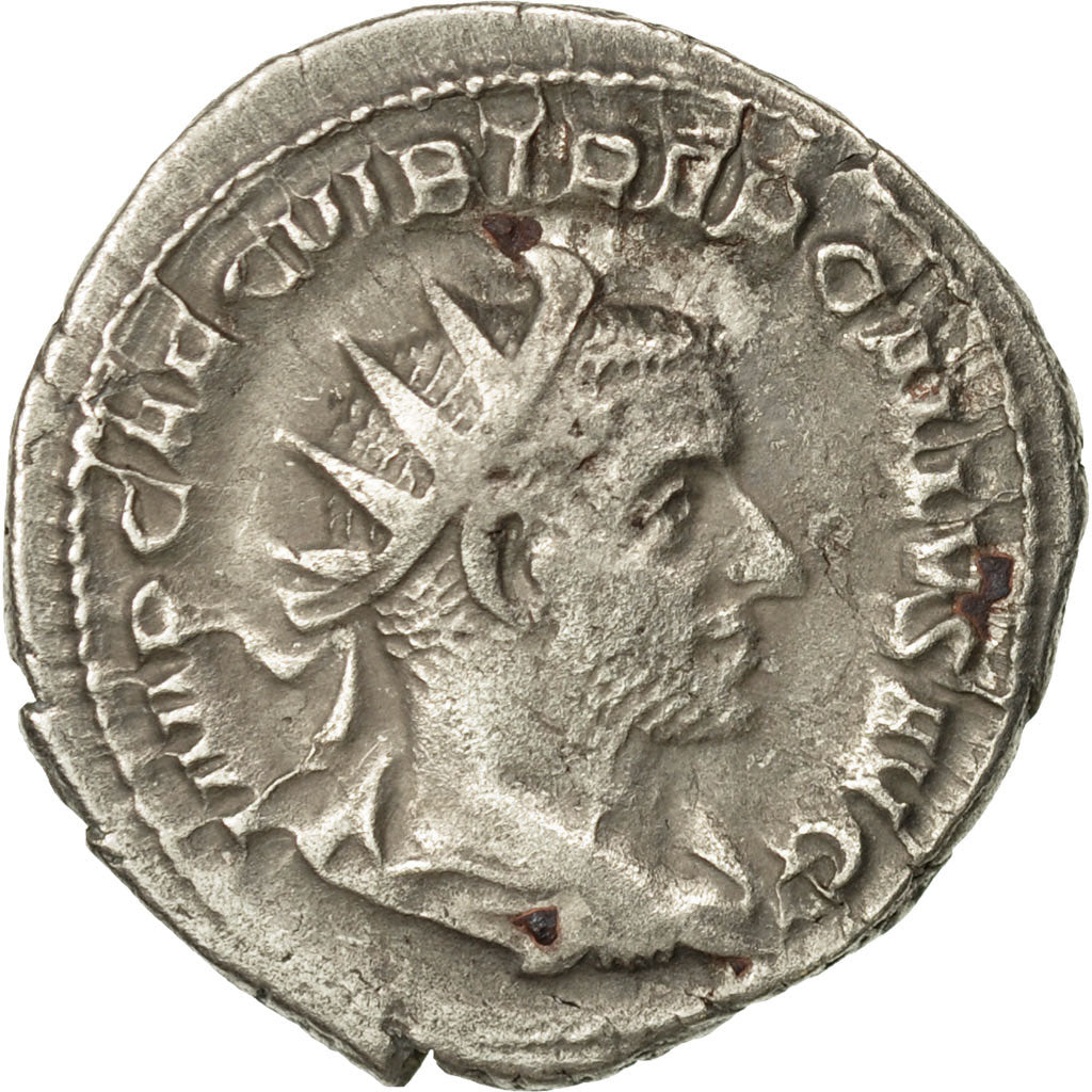 Moneta, Trebonianus Gallus, Antoninianus, 251-253, Rome, BB, Biglione, RIC:33