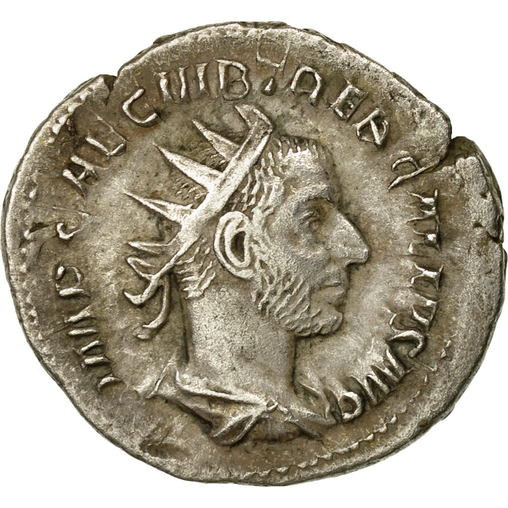 Coin, Trebonianus Gallus, Antoninianus, 251-253, Rome, EF(40-45), Billon, RIC:39