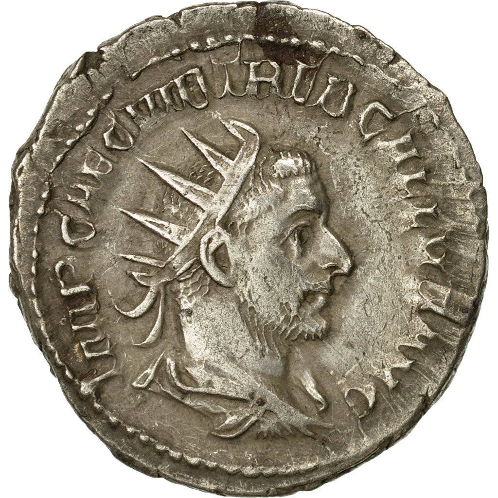 Moneta, Trebonianus Gallus, Antoninianus, 251-253, Rome, BB, Biglione, RIC:32