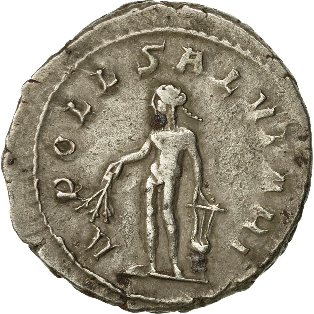 Moneta, Trebonianus Gallus, Antoninianus, 251-253, Rome, BB, Biglione, RIC:32