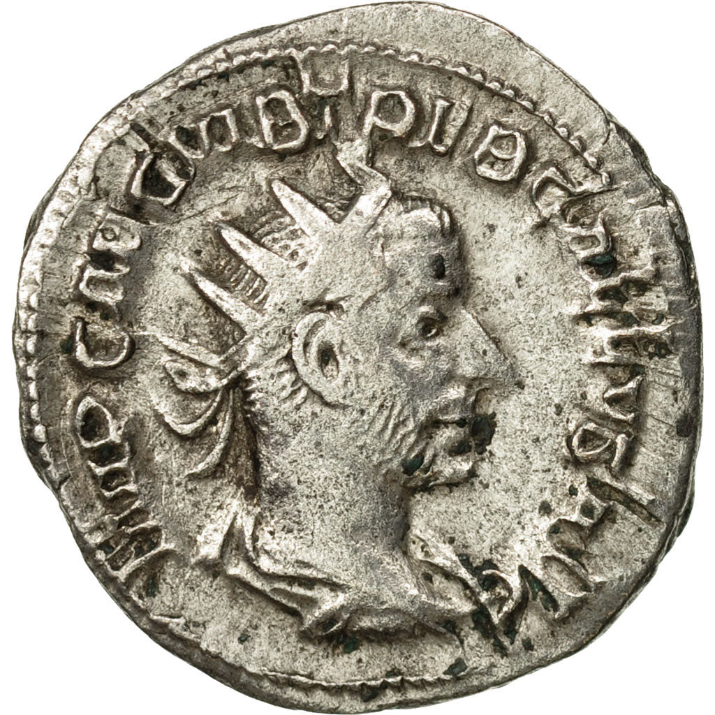Coin, Trebonianus Gallus, Antoninianus, 251-253, Rome, EF(40-45), Billon, RIC:31