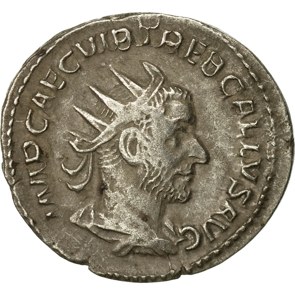 Moneta, Trebonianus Gallus, Antoninianus, 251-253, Rome, BB, Biglione, RIC:31