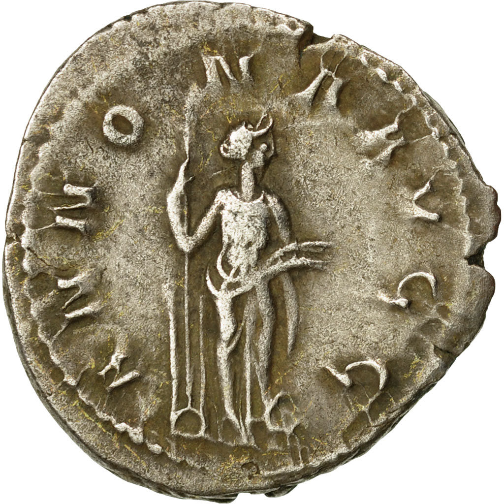 Moneta, Trebonianus Gallus, Antoninianus, 251-253, Rome, BB, Biglione, RIC:31