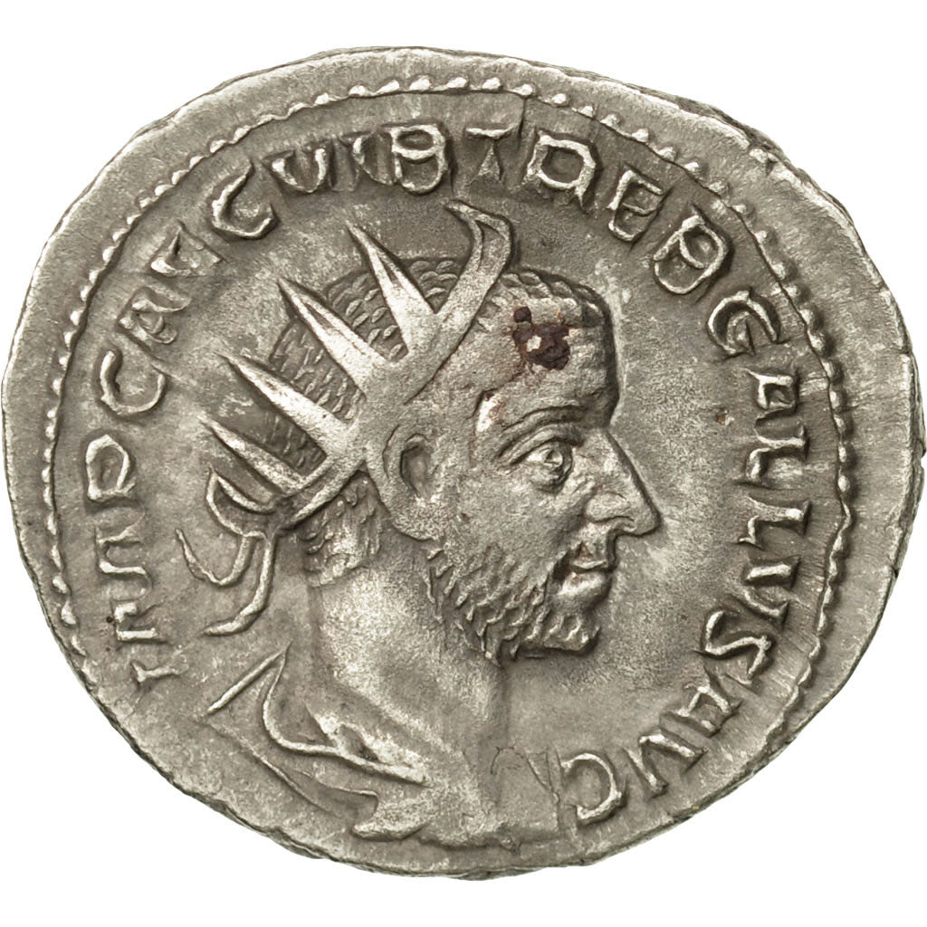 Moneta, Trebonianus Gallus, Antoninianus, 251-253, Rome, BB, Biglione, RIC:30