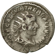 Coin, Trebonianus Gallus, Antoninianus, 251-253, Rome, AU(50-53), Billon, RIC:37