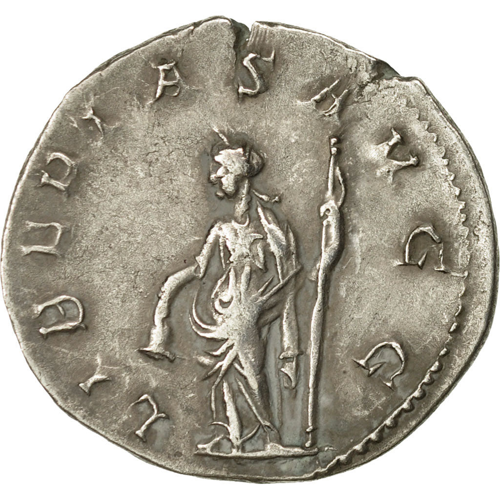 Coin, Trebonianus Gallus, Antoninianus, 251-253, Rome, AU(50-53), Billon, RIC:37