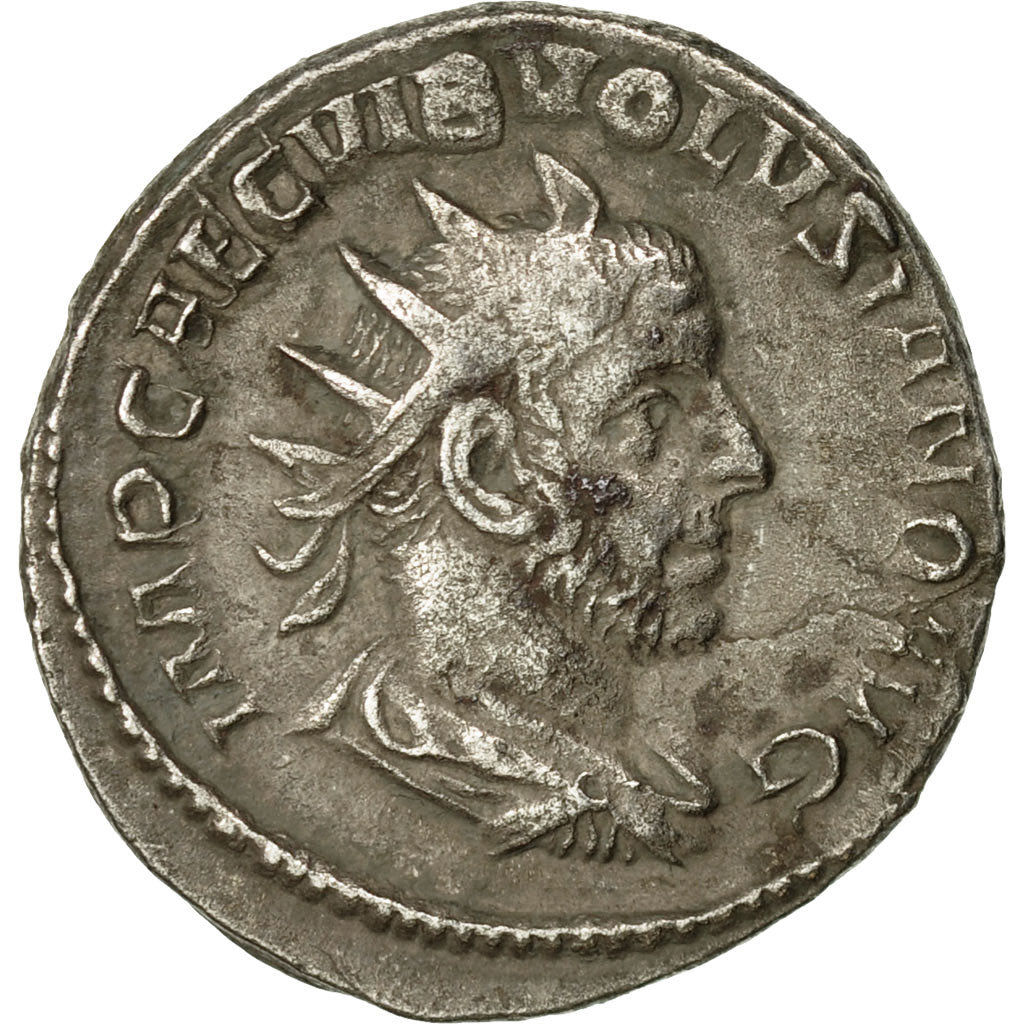 Coin, Volusian, Antoninianus, 251-253, Rome, EF(40-45), Billon, RIC:188A