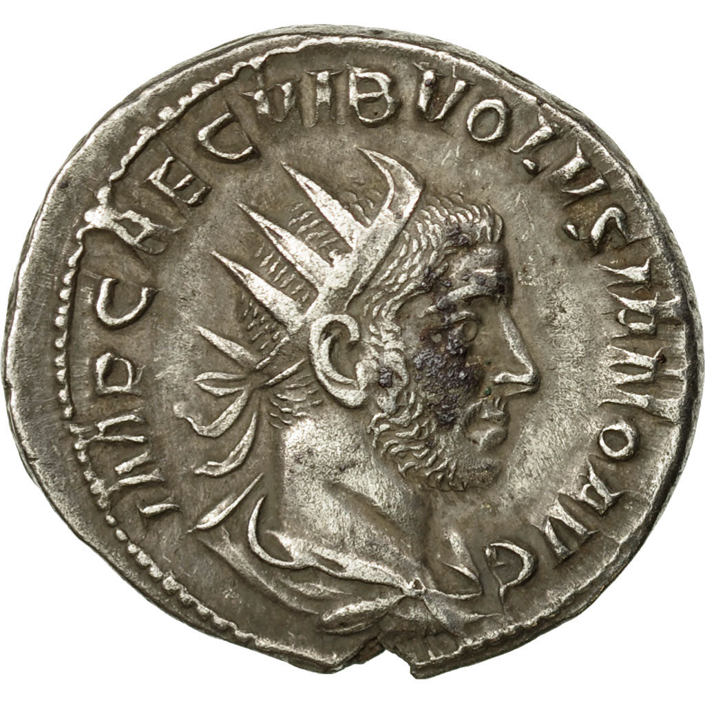 Coin, Volusian, Antoninianus, 251-253, Rome, EF(40-45), Billon, RIC:182