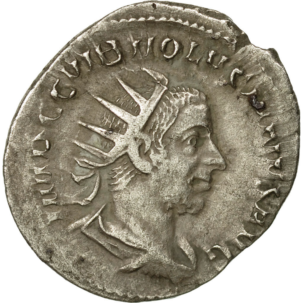 Coin, Volusian, Antoninianus, 251-253, Milan, EF(40-45), Billon, RIC:206