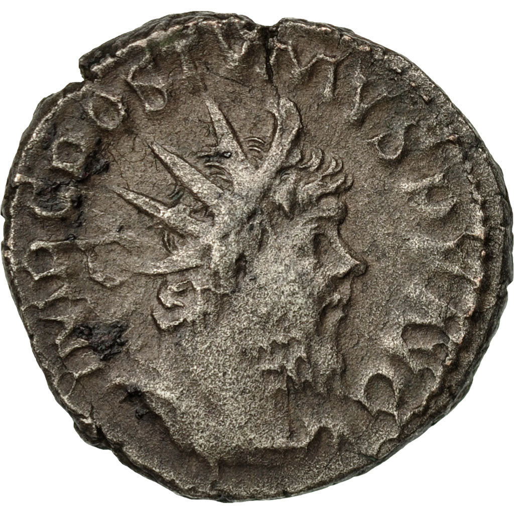 Coin, Postumus, Antoninianus, 268, Trier or Cologne, EF(40-45), Billon, RIC:309