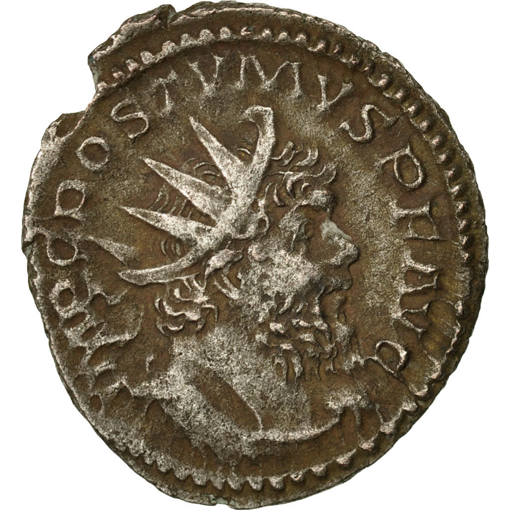 Coin, Postumus, Antoninianus, 268, Trier or Cologne, EF(40-45), Billon, RIC:309