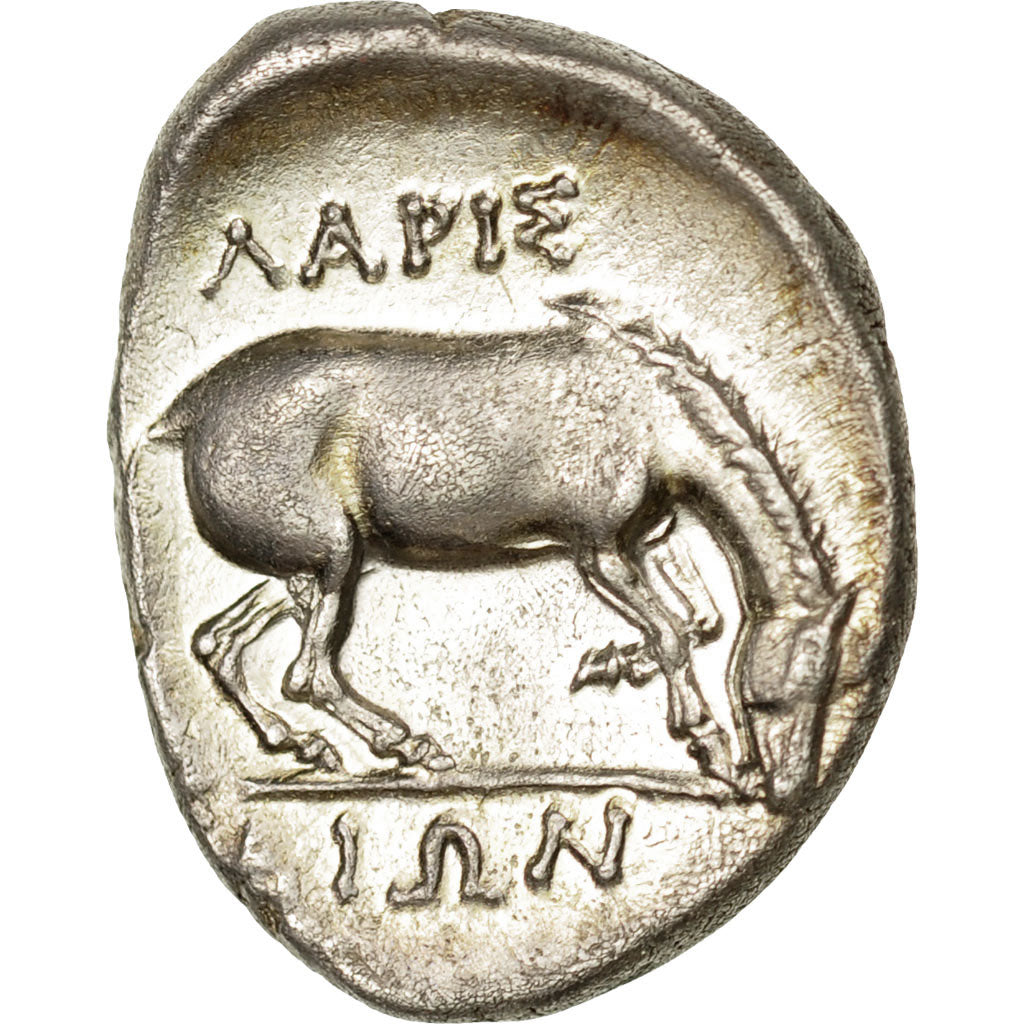 Coin, Thessaly, Larissa, Drachm, AU(55-58), Silver, HGC:4-454