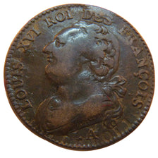 FRANCE, 12 deniers françois, 12 Deniers, 1791, Paris, KM #600.1, EF(40-45), B...