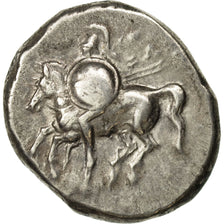 Coin, Calabria, Tarentum, Didrachm, EF(40-45), Silver