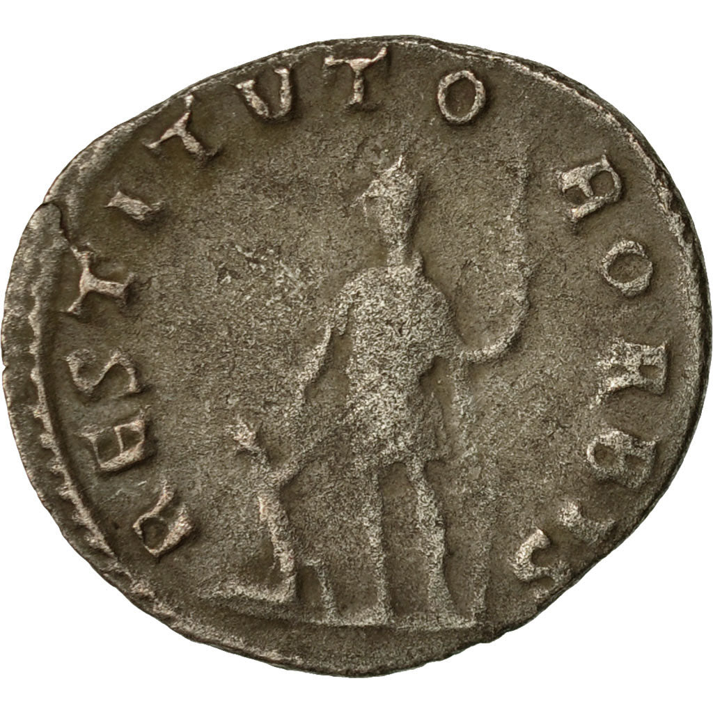Coin, Valerian I, Antoninianus, 256-257, Rome, VF(30-35), Billon, RIC:117
