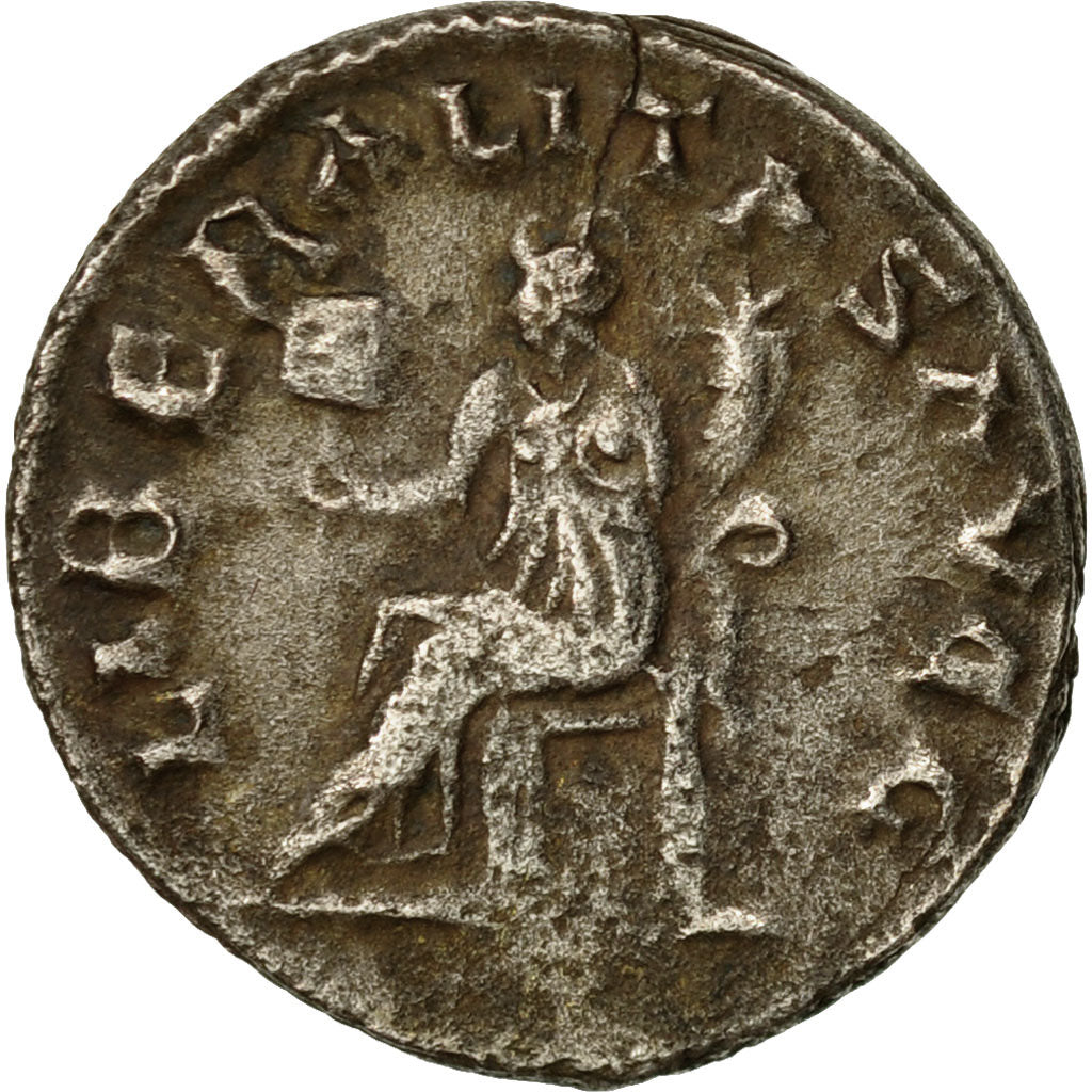 Moneta, Valerian I, Antoninianus, 255-256, Rome, BB, Biglione, RIC:101