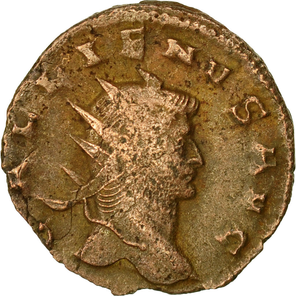 Monnaie, Gallien, Antoninien, AD 260-268, Milan, TB+, Billon, RIC:508