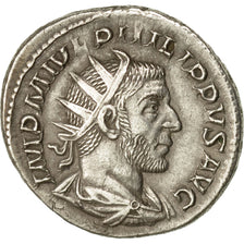 Coin, Philip I, Antoninianus, 244-247, Rome, AU(50-53), Billon, RIC:48b