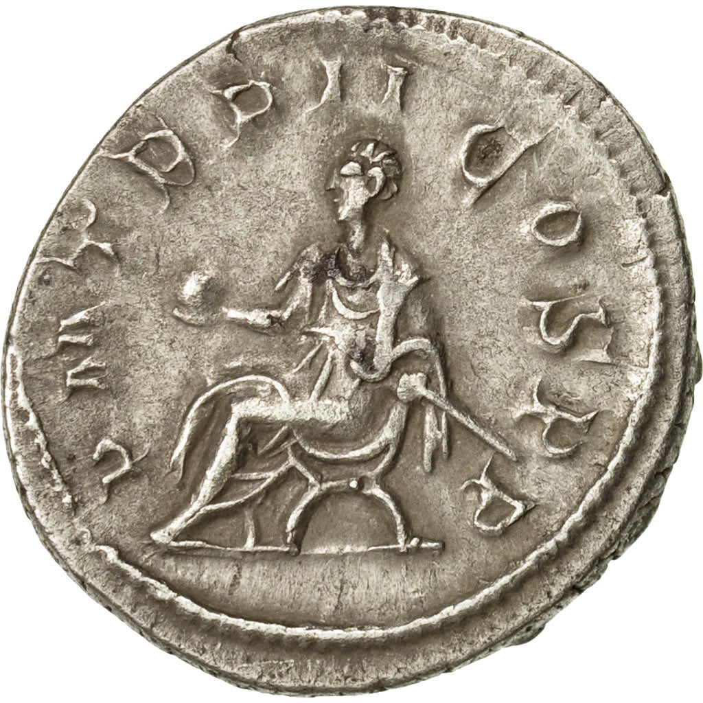 Coin, Philip I, Antoninianus, 245, Rome, EF(40-45), Billon, RIC:2b