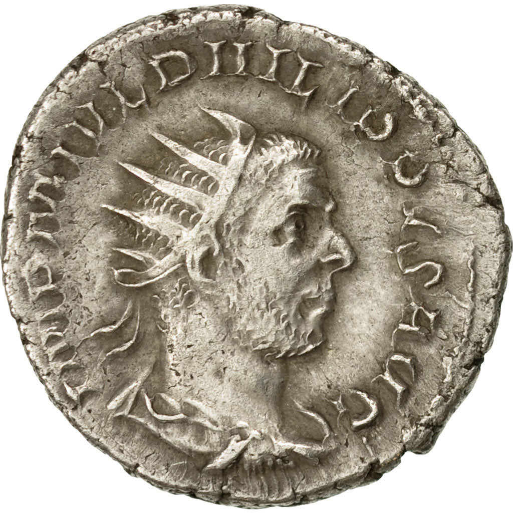 Coin, Philip I, Antoninianus, 244-247, Rome, EF(40-45), Billon, RIC:51