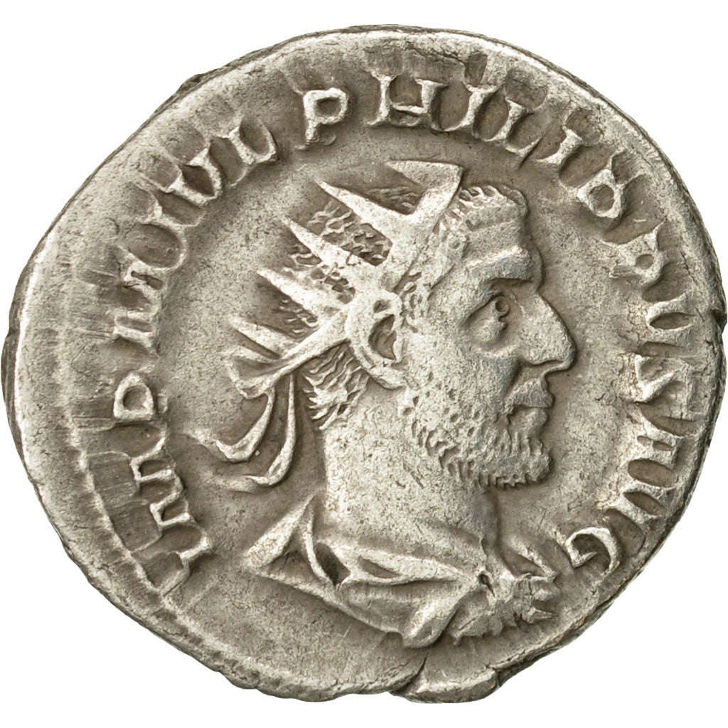 Coin, Philip I, Antoninianus, 244-247, Rome, EF(40-45), Billon, RIC:31