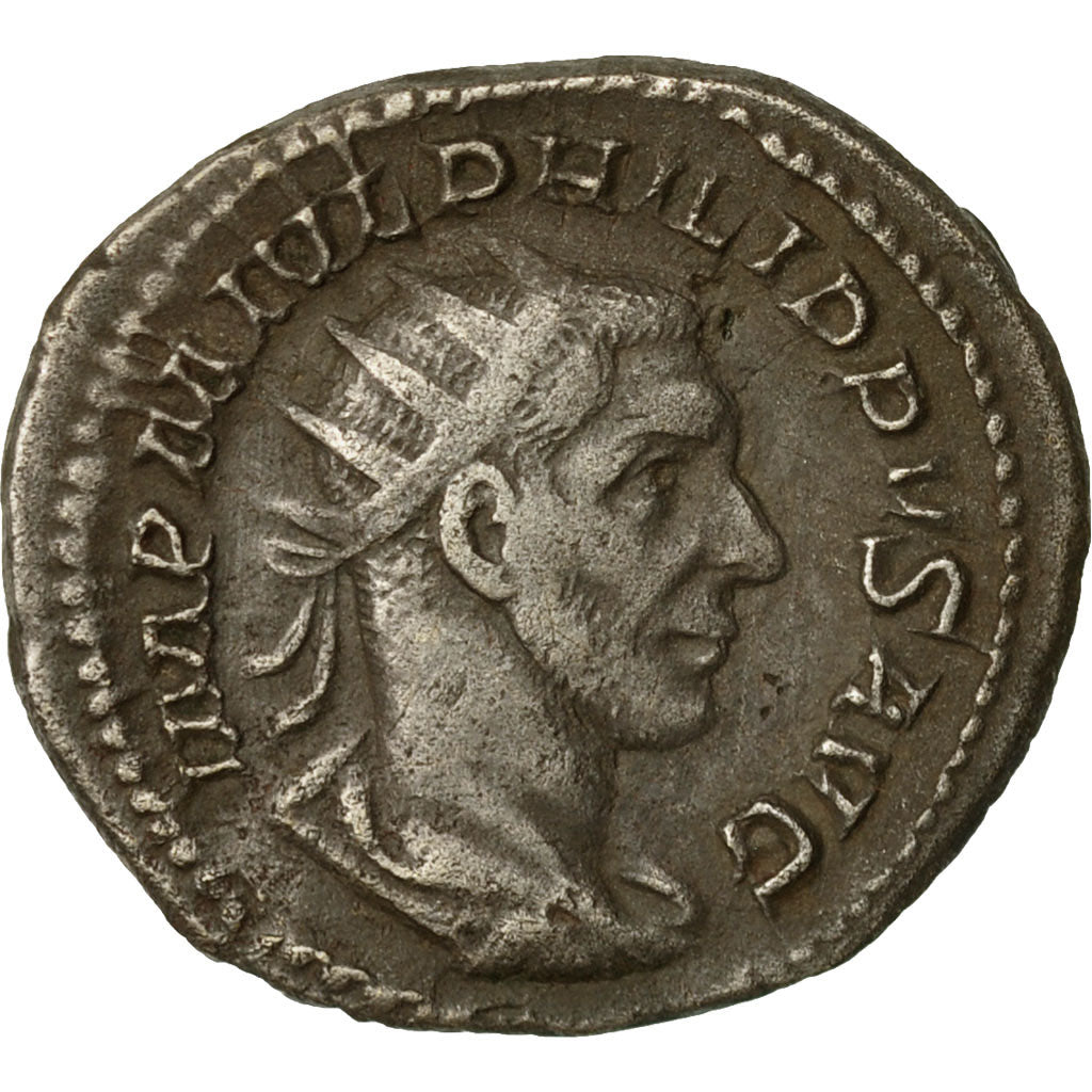 Coin, Philip I, Antoninianus, 244-247, Rome, EF(40-45), Billon, RIC:36b