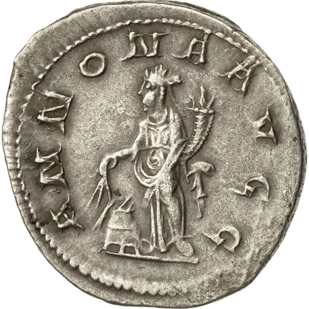 Coin, Philip I, Antoninianus, 244-247, Rome, AU(50-53), Billon, RIC:28c