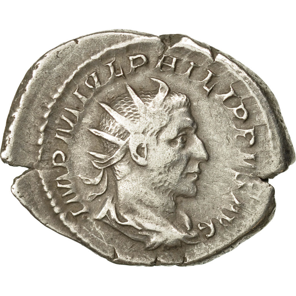 Coin, Philip I, Antoninianus, 244-247, Rome, EF(40-45), Billon, RIC:46b