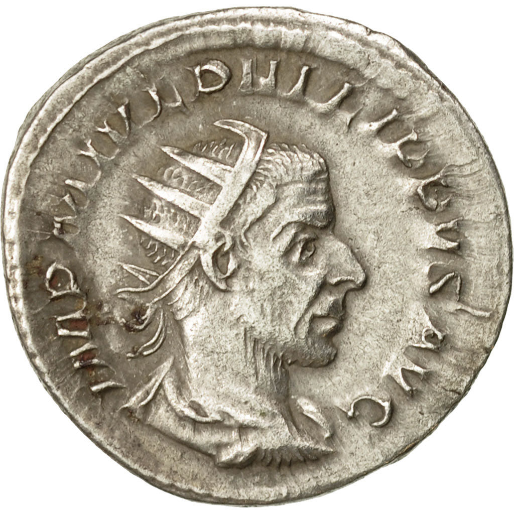 Coin, Philip I, Antoninianus, 244-247, Rome, EF(40-45), Billon, RIC:52