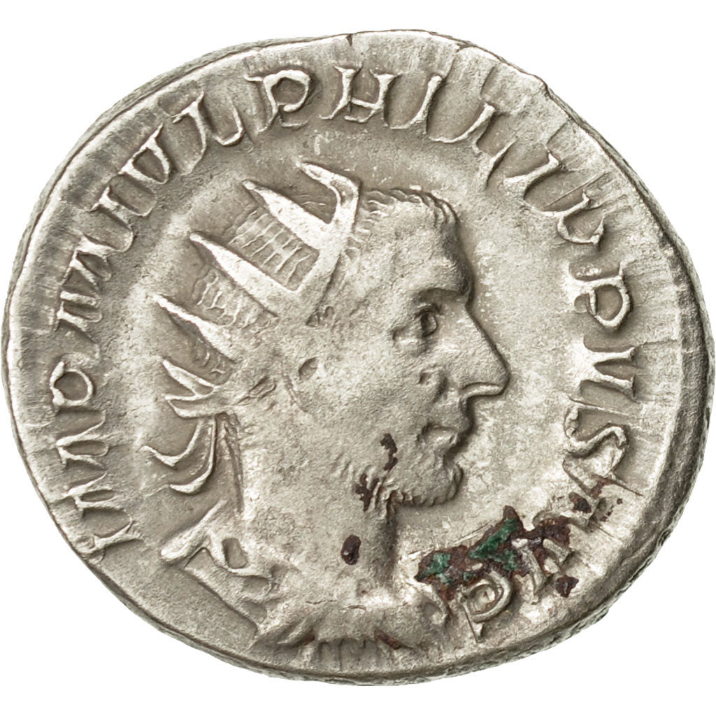 Coin, Philip I, Antoninianus, 244-247, Rome, EF(40-45), Billon, RIC:42