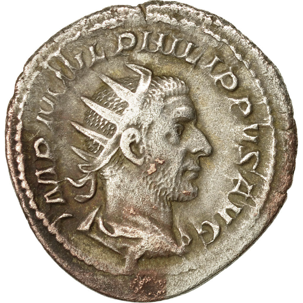 Coin, Philip I, Antoninianus, 244-247, Rome, EF(40-45), Billon, RIC:41