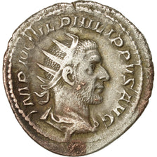 Coin, Philip I, Antoninianus, 244-247, Rome, EF(40-45), Billon, RIC:41