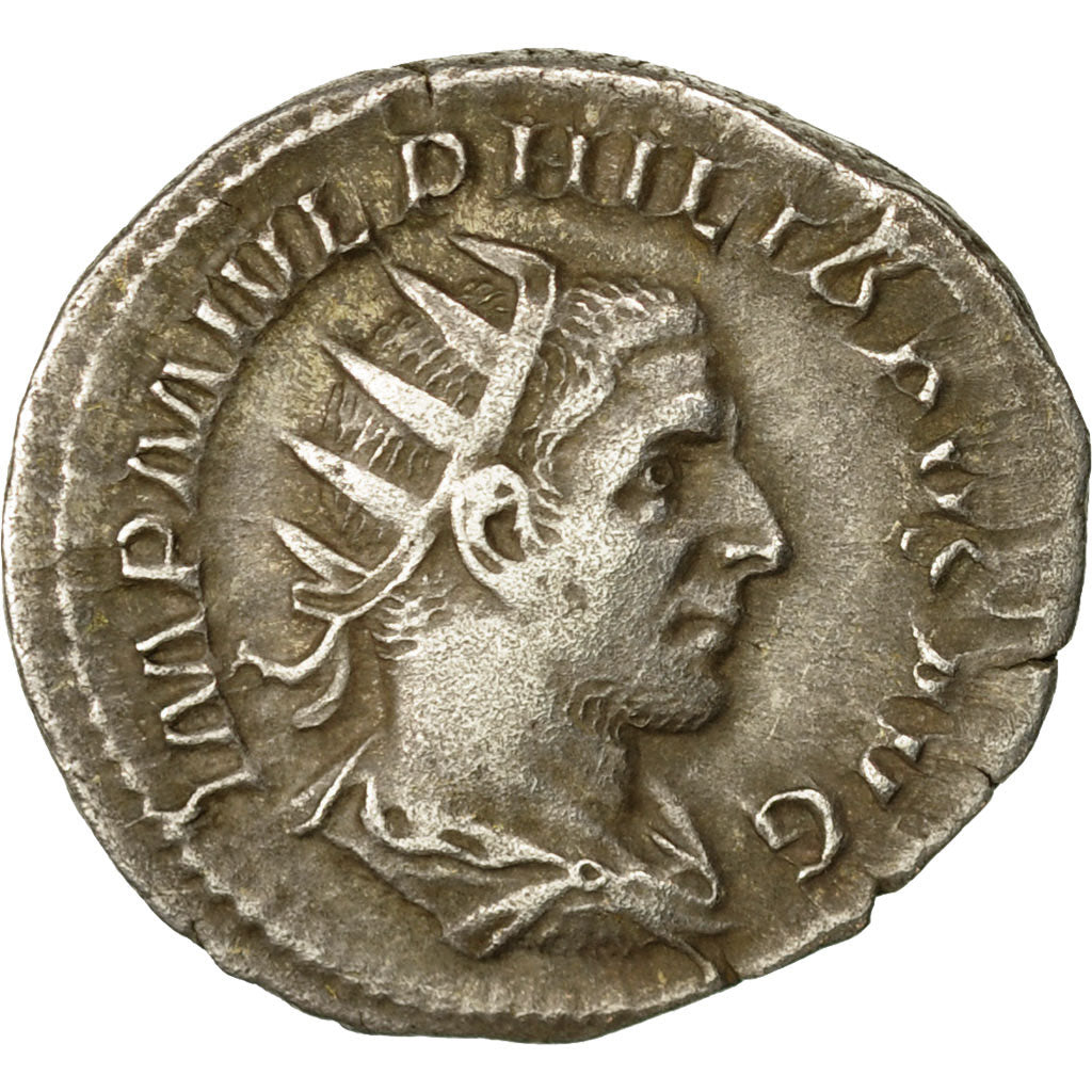 Coin, Philip I, Antoninianus, 244-247, Rome, EF(40-45), Billon, RIC:40b
